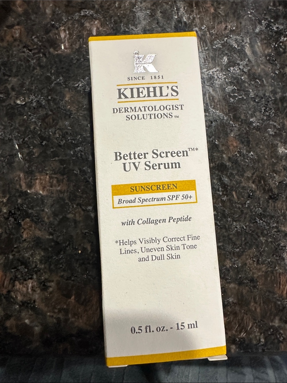 Kiehl's Better Screen UV Serum SPF 50+ Cream/Yellow